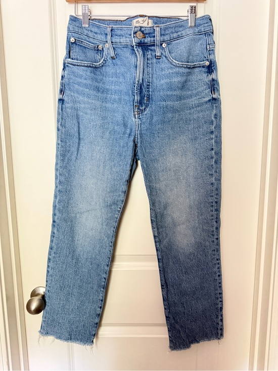 Madewell Denim - Madewell Perfect Vintage Jean Light Blue Women's Straight Leg size 28 petite